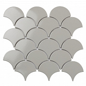 Мозаика Fan Shape Light Grey Glossy (BF1912) 293x274x6
