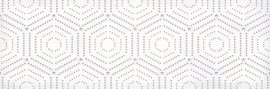 Парижанка декор Геометрия белый 20x60