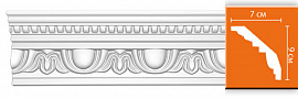 Потолочный плинтус с орнаментом DECOMASTER 95769 (90*70*2400)
