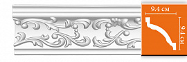 Потолочный плинтус с орнаментом DECOMASTER 95292 гибкий (2400*94*94)