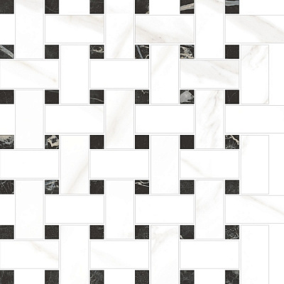 K945623 LPR Мозаика Marmori Калаката Белый Микс 31,5x31,5