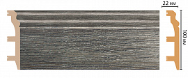 Цветной напольный плинтус DECOMASTER D232-87 ДМ (100*22*2400 мм)