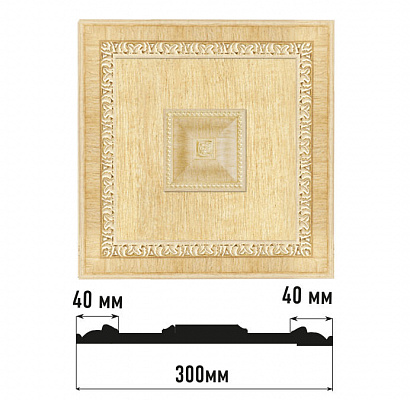 Декоративное панно Decomaster D31-5 (300*300*32)