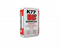 Клей для крупноформатного керамогранита SUPERFLEX K77 (25кг) Серый