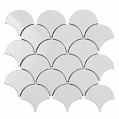 Мозаика Fan Shape White Glossy (BF1911) 293x274x6