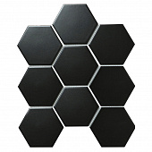 Мозаика Hexagon big Black Matt (SBH4810) 256x295x6
