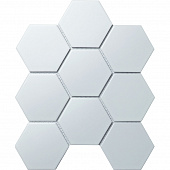 Мозаика Hexagon big White Matt (SBH1005) 256x295x6