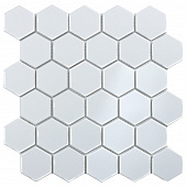Мозаика Hexagon small White Glossy (IDL1001) 272x282x6