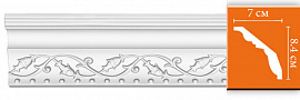 Потолочный плинтус с орнаментом DECOMASTER 95621 (84*74*2400)
