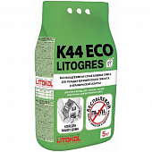 Клеевая смесь для керамогранита и теплых полов LITOGRES K44 ECO (5кг) Серый
