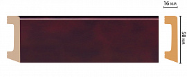 Цветной напольный плинтус DECOMASTER D234-62 ШК/15 (58*16*2400 мм)