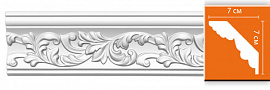 Потолочный плинтус с орнаментом DECOMASTER 95775 гибкий (70*70*2400)