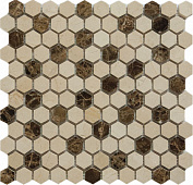 Мозаика QS-Hex027-25P/10 30.5x30.5